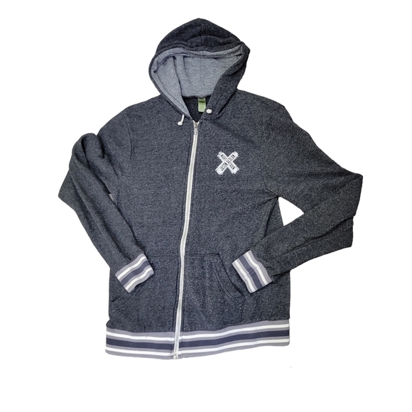 Alternative Tops - Jason Aldean Alternative Earth zip up sweatshirt Women's Size Small gray